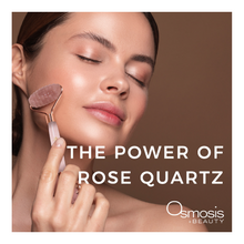Load image into Gallery viewer, Rose Quartz Facial Roller & Gua Sha Set