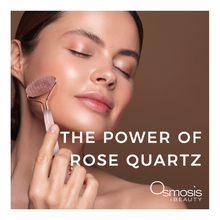 Load image into Gallery viewer, Rose Quartz Facial Roller &amp; Gua Sha Set
